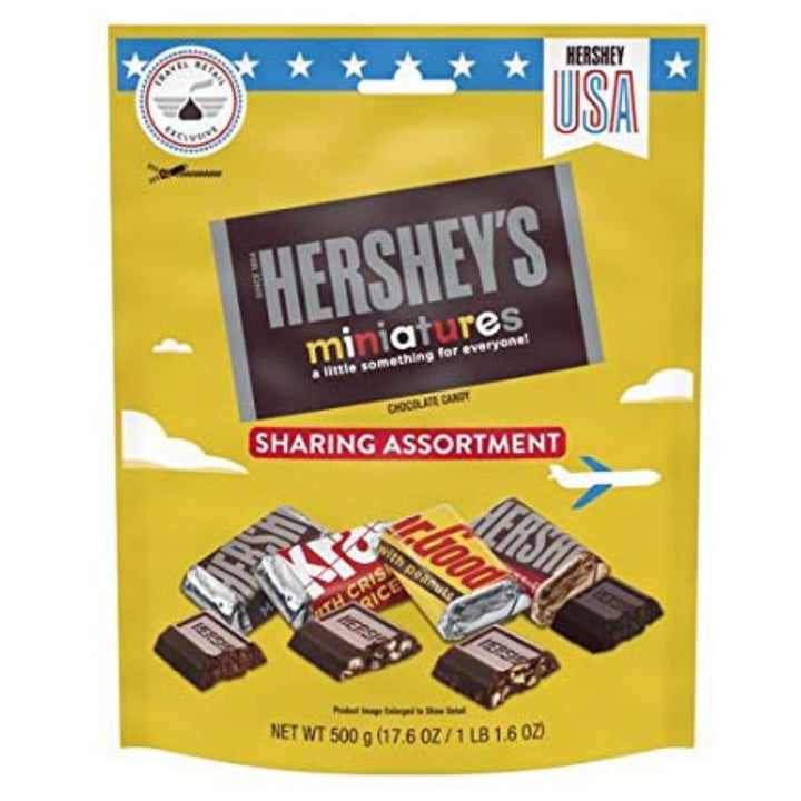 Hershey's Miniatures Chocolate Candy, Sharing Assortment, 500g