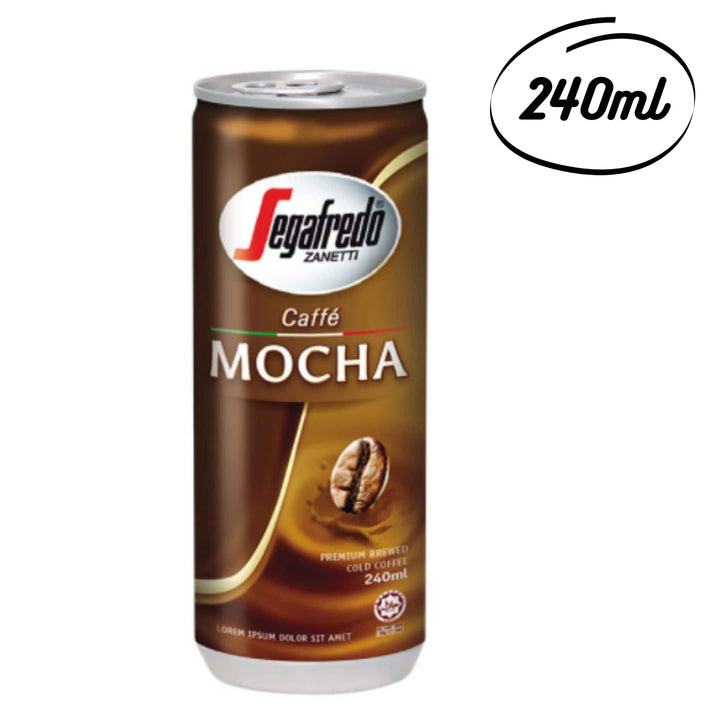 Segafredo Zanetti Mocha Canned Coffee, 240ml