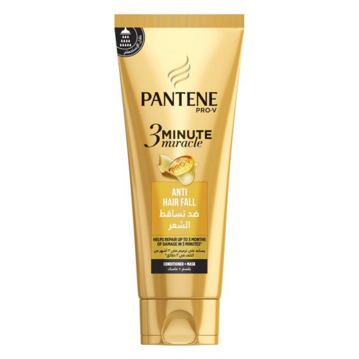 Pantene Pro-V 3 Minute Miracle Anti-Hair Fall Conditioner and mask, 200 ml