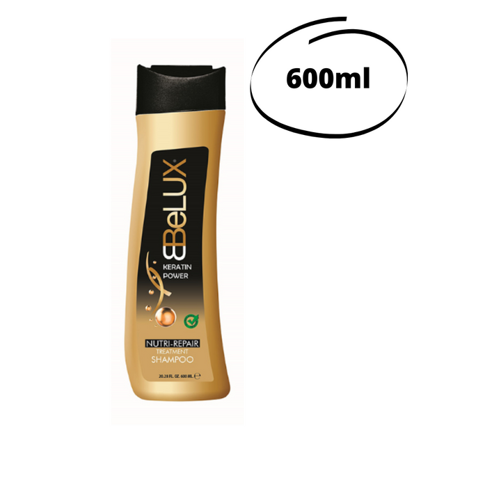 Belux Keratin Power Nutri-Repair Treatment Shampoo 600ml