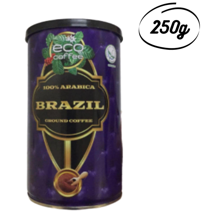 Eco 100% Arabica Brazil Ground Coffee , 250g