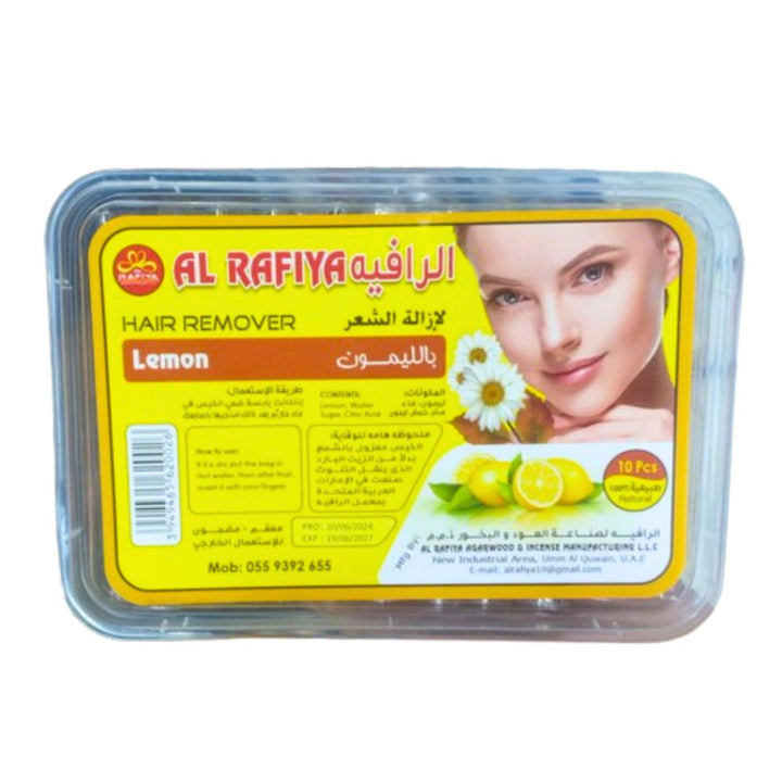 Al Rafiya Hair Remover Lemon Wax Strips 10 Nos