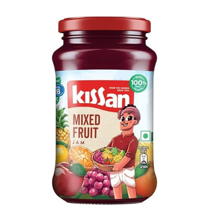 Kissan Mixed Fruit Jam, With Fruit Ingredients, 500 g