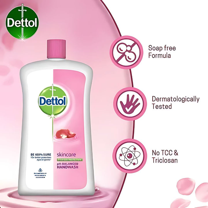 Dettol Skincare PH Balanced Handwash, 900ml