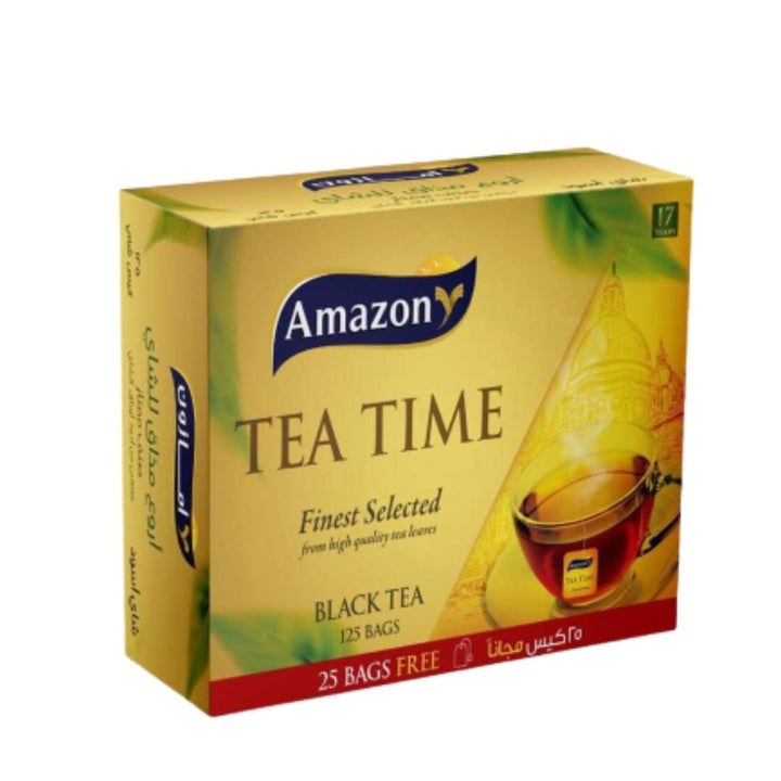 Amazon Black Tea Bags pack 125 Tea Bags, 250g