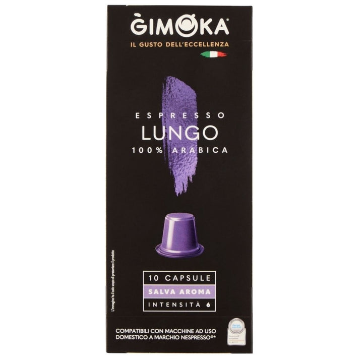 Gimoka Espresso Lungo Coffee Capsules, 55g