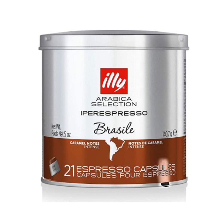 Illy Caffe Arabica Selection Brazil Iperespresso Coffee Capsules, 21 Count