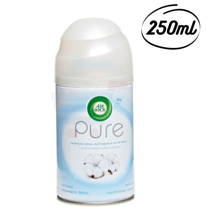 Air Wick Pure Soft Cotton Freshmatic Refill, 250ml