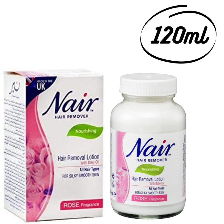 Nair Hair Removal Rose Lotion, 120ml (Gift Ref# 7)