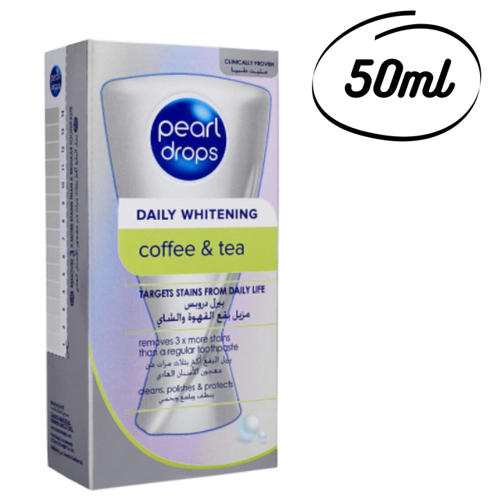 Pearl Drops Daily Whitening Coffee and Tea, 50ml (Gift Ref# 1)