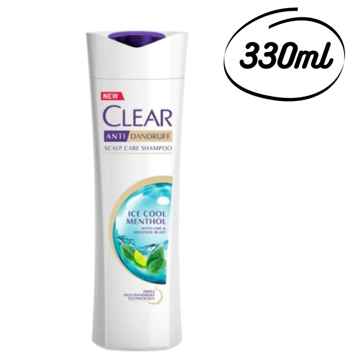 Clear Women Anti Dandruff Shampoo Ice Cool Mentol, 330ml