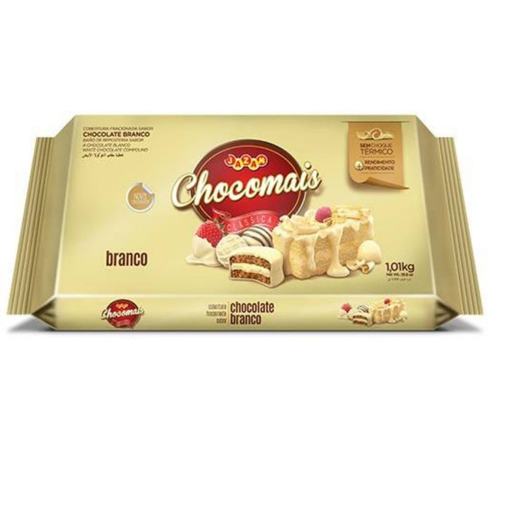 Jazam Alimentos Chocomais Branca White Chocolate, 1,01kg