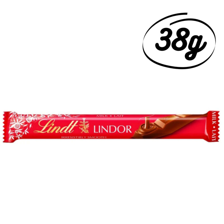 Lindt Lindor Sticks Milk Chocolate, 38g