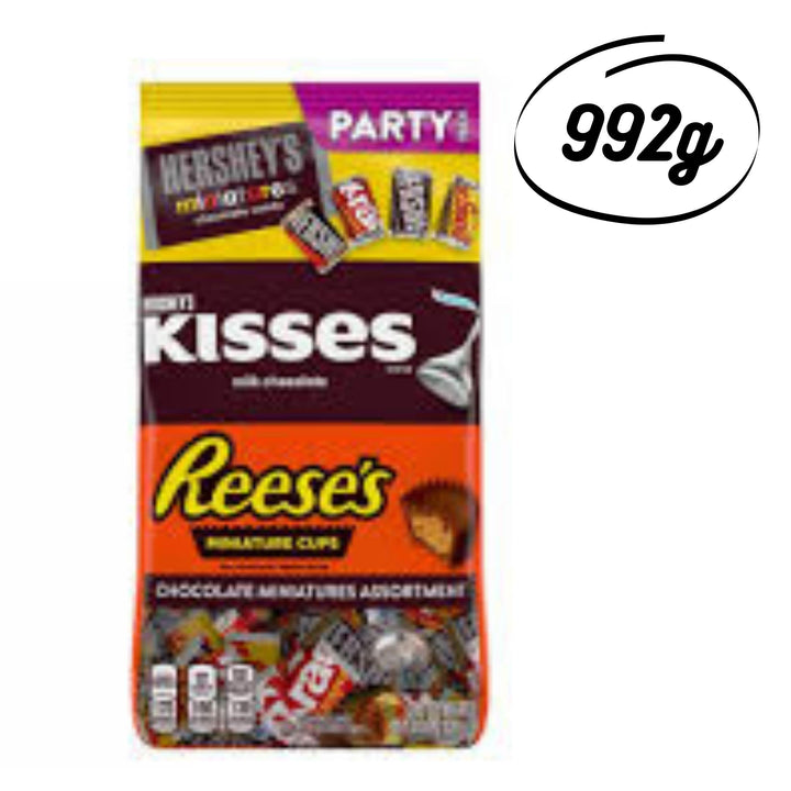 HERSHEY'S KISSES Reese's Miniature Cups Assortment, 992g