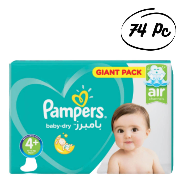 Pampers Baby Dry Diapers Giant Pack, 74Pc