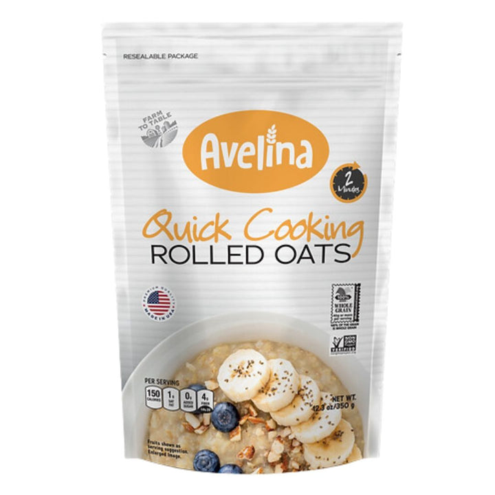 Avelina Quick Cooking Rolled Oats, 350g