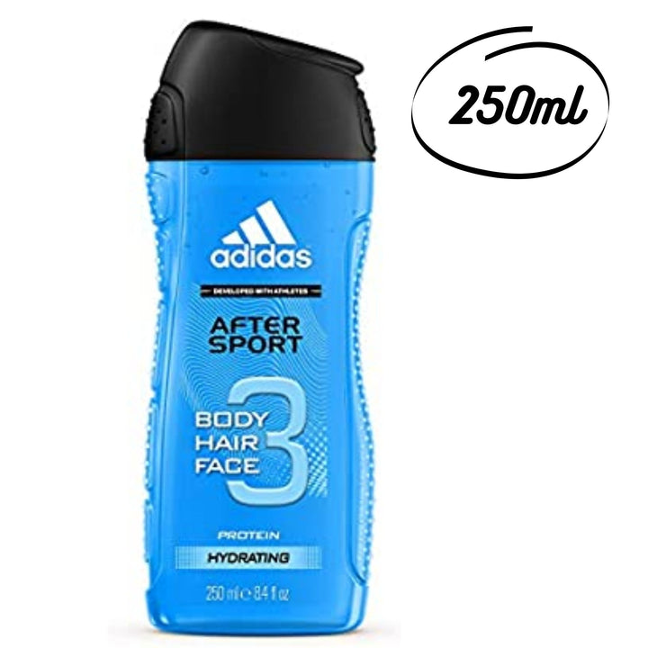 Adidas 3-in-1 shower gel for body, hair and face for men 250ml