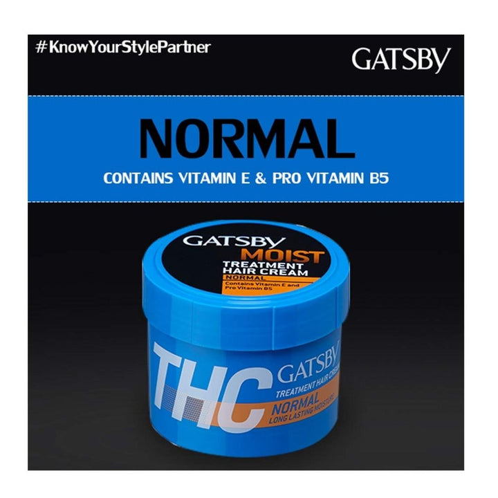 Gatsby Hair Treatment Cream, Normal, 250g