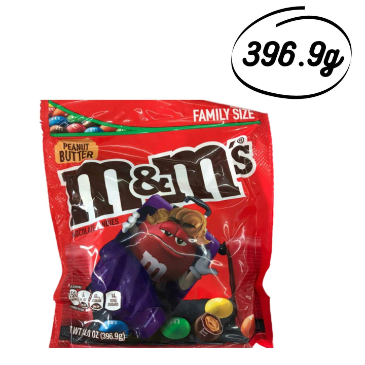 M&M's peanut butter family size, 396.9g