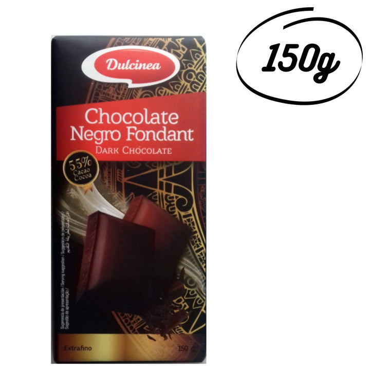 Dulcinea Chocolate Negro Fondant 55% Cacao, 150g