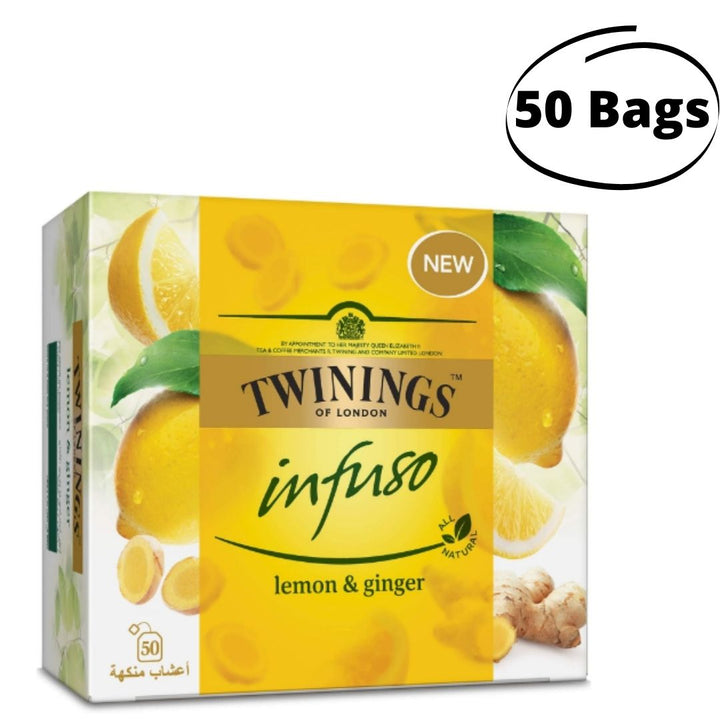 Twinings Infuso Lemon & Ginger Tea - 50 Bags