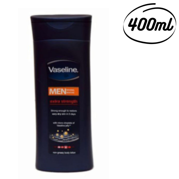 Vaseline Men Repairing Moisture Body Lotion - Extra Strong - 400ml