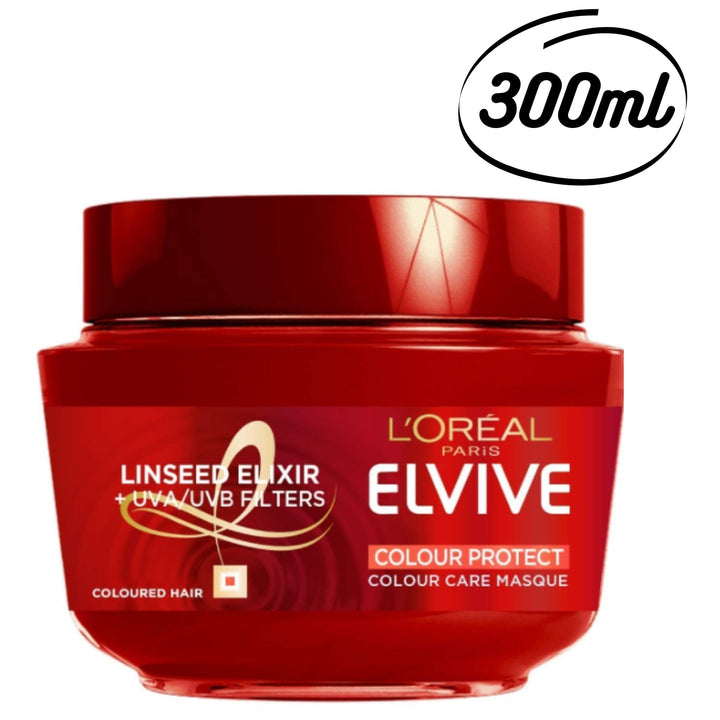 L'Oreal Elvive Colour Protect Hair Mask for Coloured for Coloured Hair 300ml