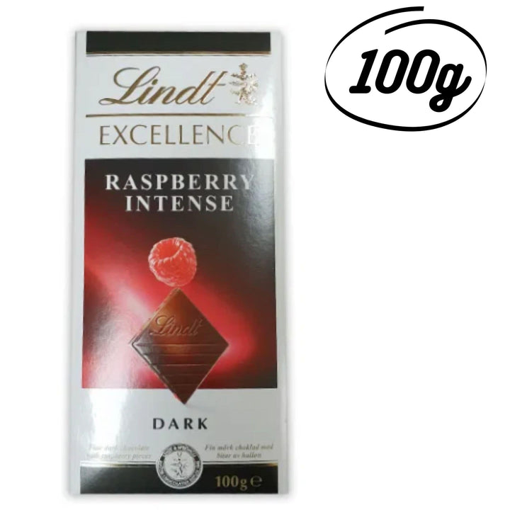 Lindt Excellence Raspberry Intense Dark Chocolate, 100 g