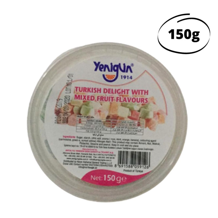 Yenigun Turkish Delight with Mixed Fruit Flavors