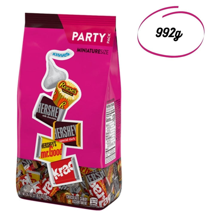 Hershey's Miniature Size Assortment Party Pack, 992g