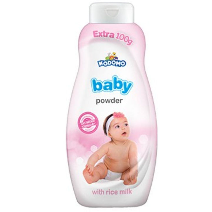 Kodomo Powder Baby Ricemilk Pink Bottles, 300g + 100g