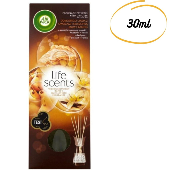 Air Wick Life Scents Essential Oils Reed Diffuser 30 ml Mum's Baking