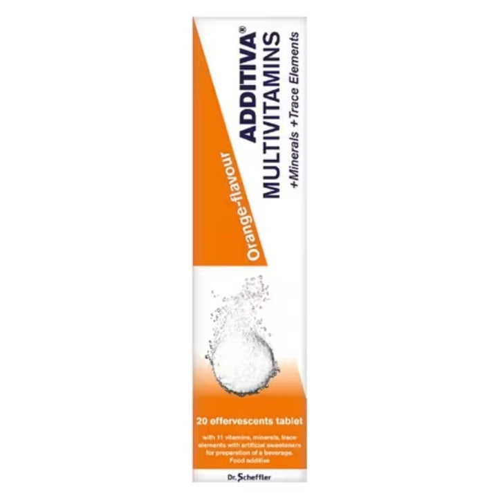 Additiva Multivitamin Minerals Orange Flavoured Effervescent, 86g