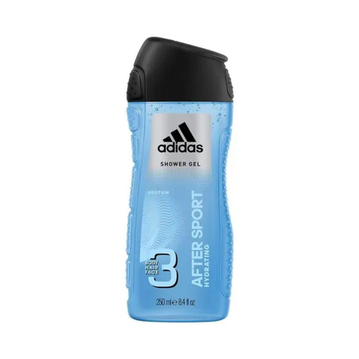 Adidas After Sport Hydrating Body Hair And Face Gel, 250ml