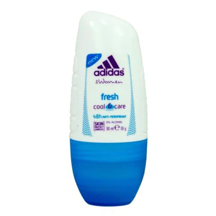 Adidas Fresh Cool And Care 48H Anti-Perspirant Roll-On White, 50ml