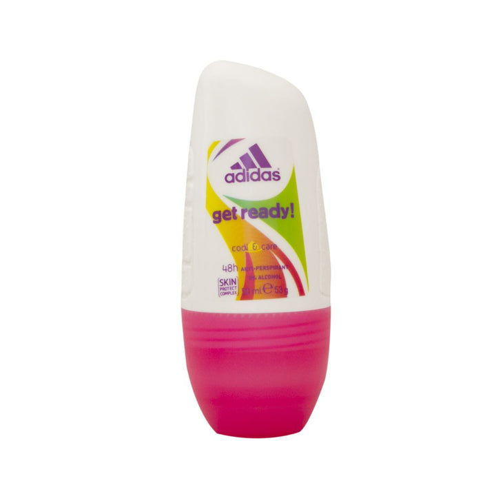 Adidas Get Ready Roll On for Women, Cool & Care; Care, 50ml