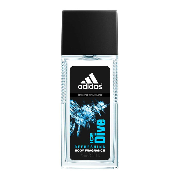 Adidas Ice Dive Men's Refreshing Body Fragrance, 75ml