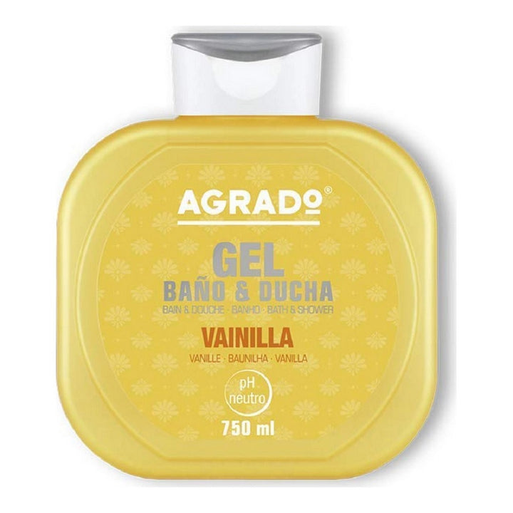 Agrado Bath & Shower Gel - Vanilla, 750ML