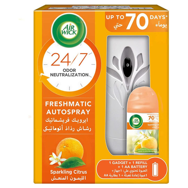 Air wick Freshener Freshmatic Auto Spray Sparkling Citrus, 250ml