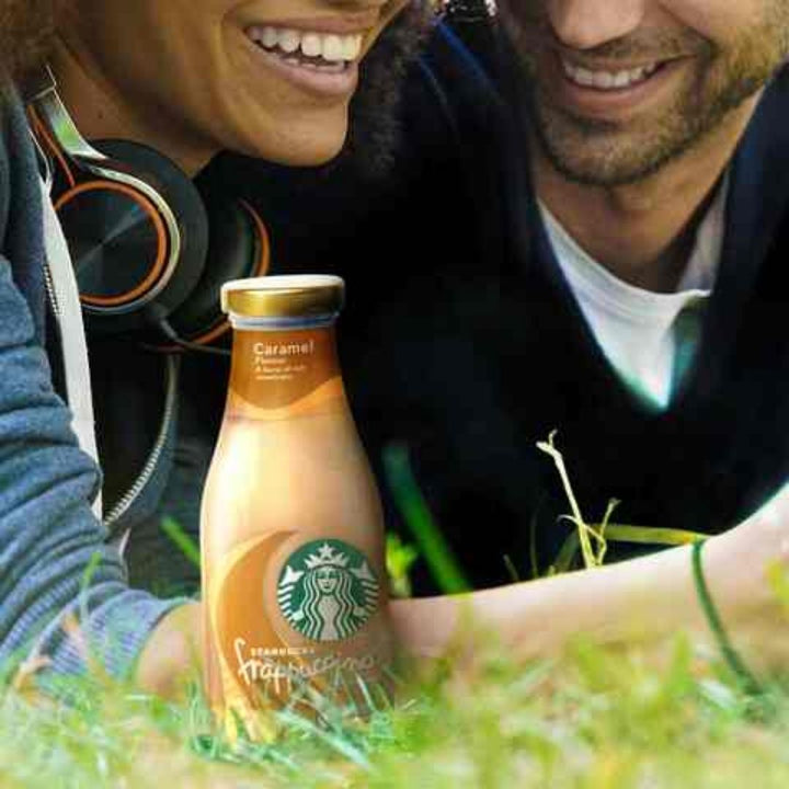 Starbucks Frappuccino Caramel Coffee Drink, 250ml