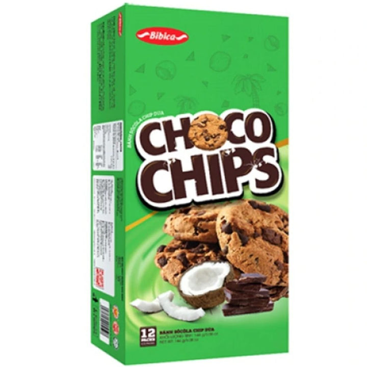 Bibica Goody Chocolate Chip Cookies with Coconut, 144g