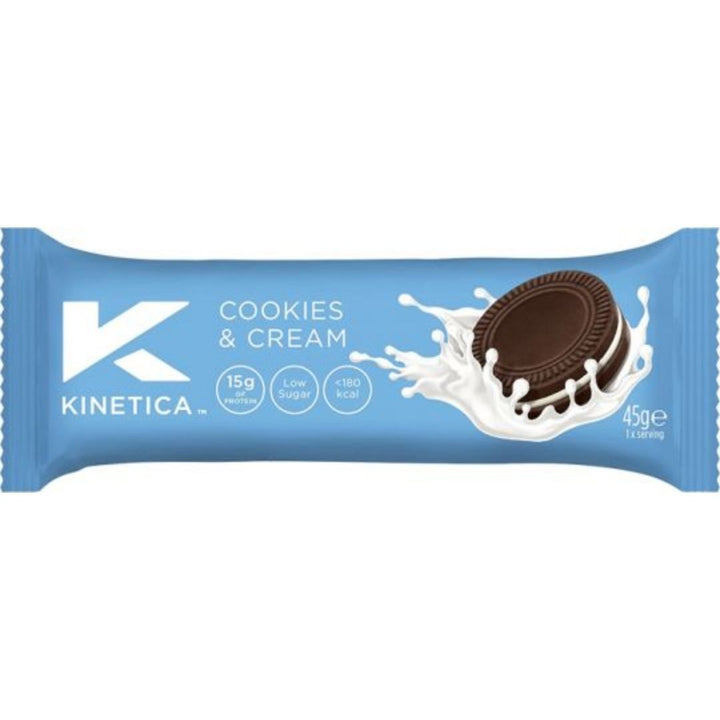 Kinetica Deluxe Protein Bar Cookies and Cream, 45g