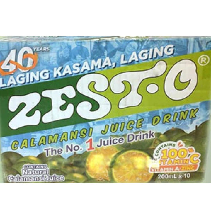 Zesto Calamansi Juice Drink, 10 x 200ml