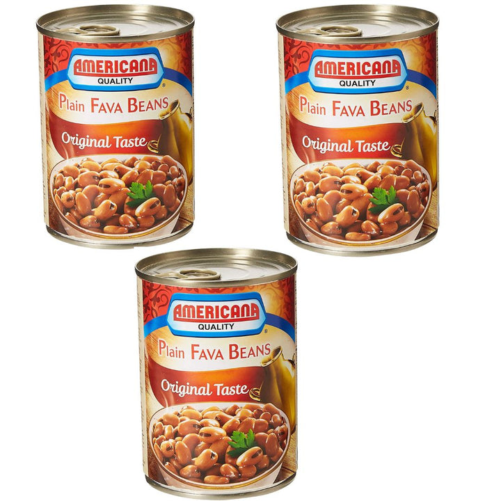 Americana Canned Fava Beans, 3 x 400g