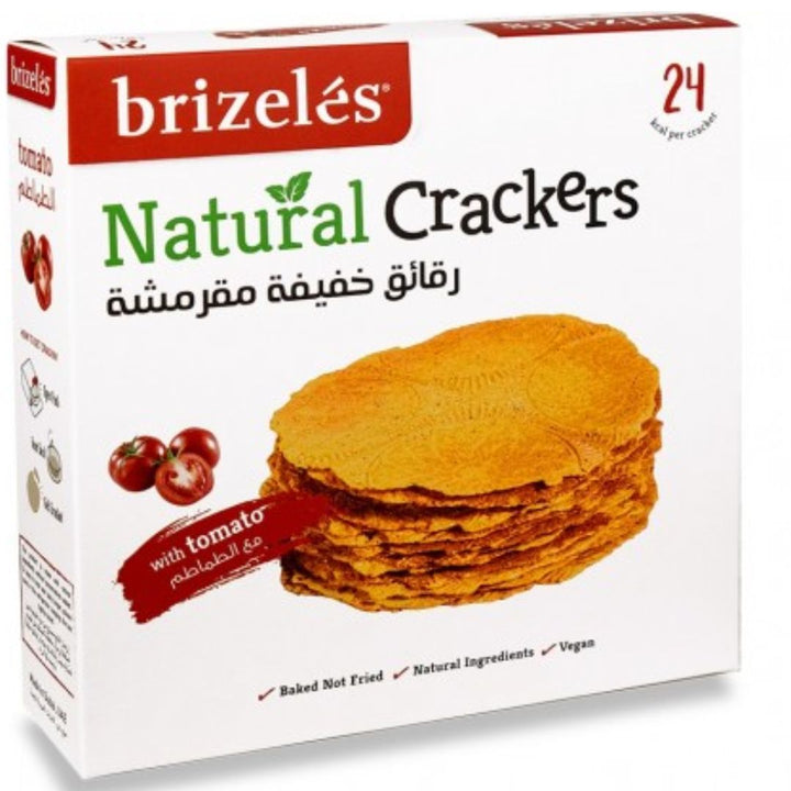 Brizeles Natural Crackers With Tomato, 105g