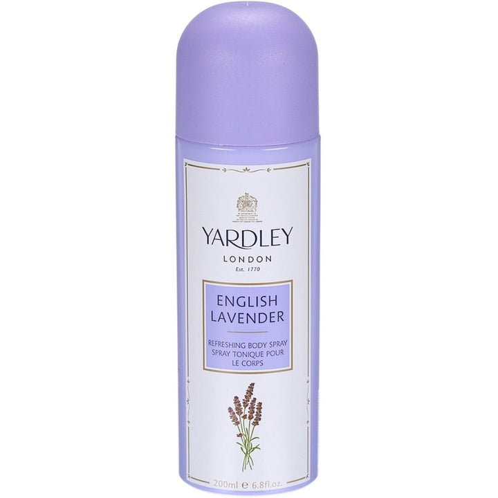 Yardley Refreshing English Lavender Body Spray, 200ml