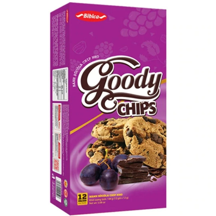 Bibica Goody Chip Banh Socola Chip Nho, 144g