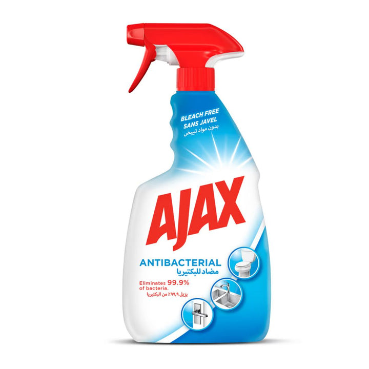 Ajax Antibacterial Multi Surface Cleaner Disinfectant Sanitizer Spray Bleach Free, 500ml