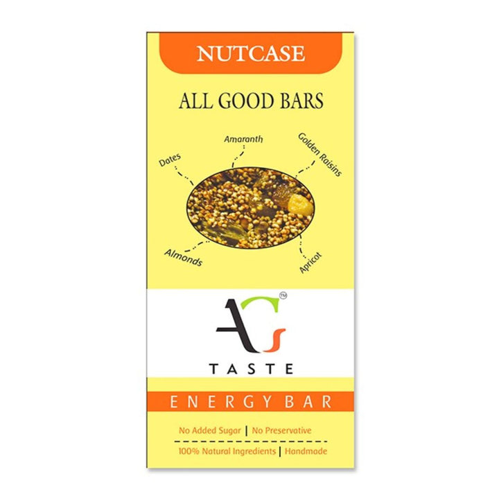 All Good Bars Nutcase Energy Bar, 30g