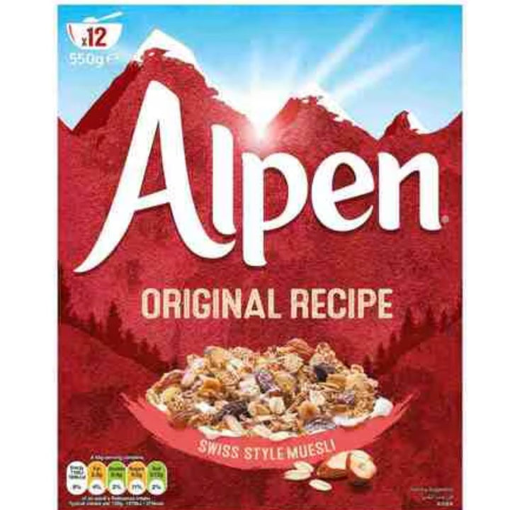 Alpen Muesli Breakfast Cereal, 550g